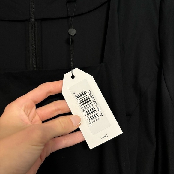 Universal Standard Jenna Poplin Dress Black NWT - Picture 7 of 11